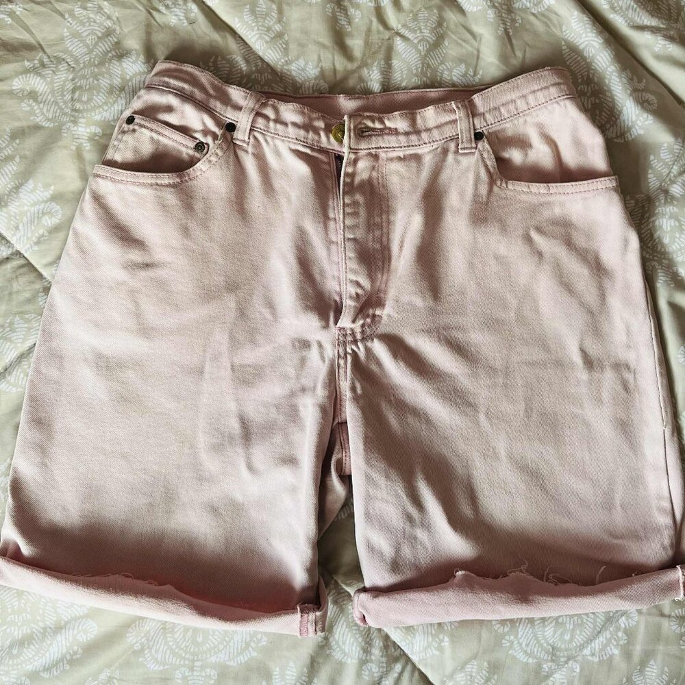 Light Pink Denim Shorts